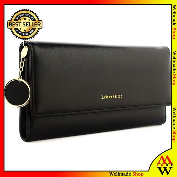 Dompet Wanita Panjang Leisure Time Dompet Panjang Dompet Korea Dompet Cewek Dompet Lucu Dompet