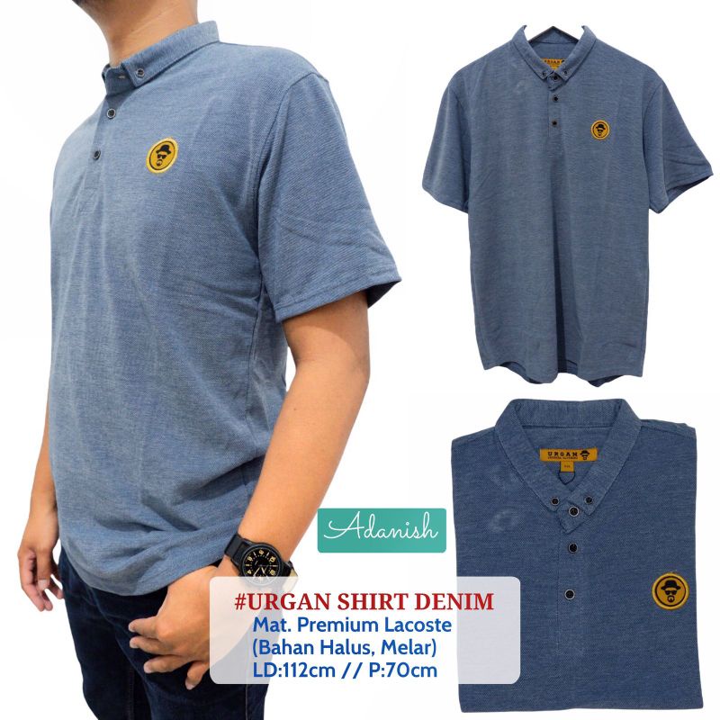 BISA COD|URGAN SHIRT POLOS BY DJ FASHION