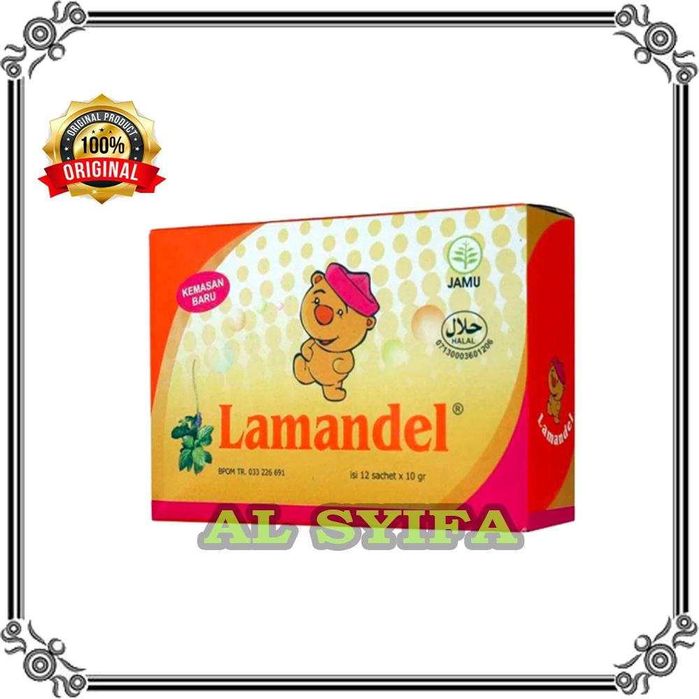

LAMANDEL Bubuk Obat Herbal Amandel Dan Daya Tahan Tubuh 12 Sachet