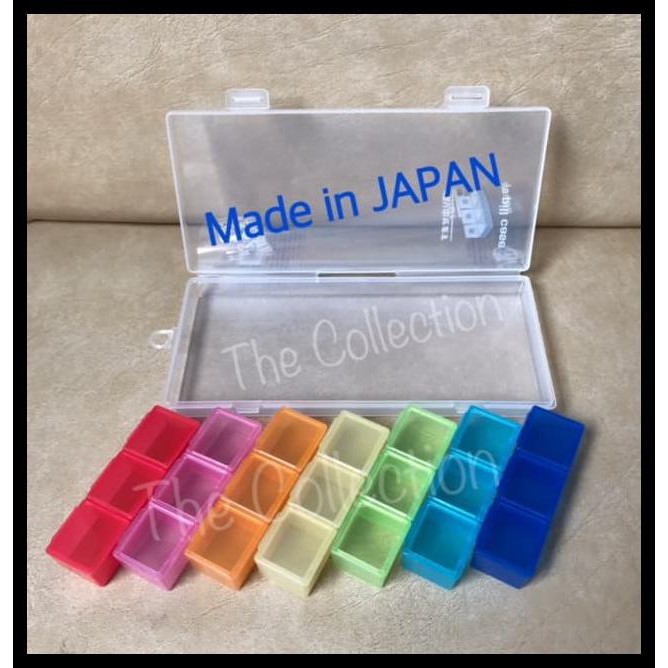 

New Arrival - Tp0093 Warna Japan Seven Days Pill Case 304009 Kotak Obat 7 Hari Polos