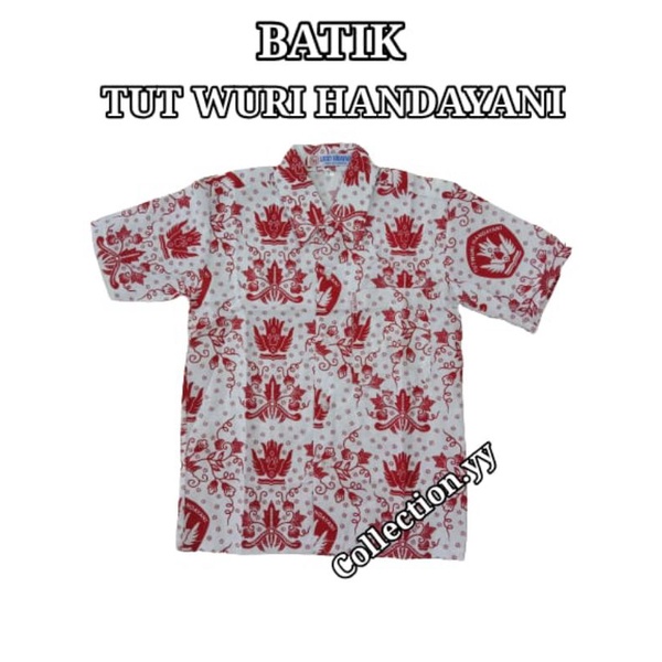 BAJU BATIK ANAK SD BAJU BATIK TUTWURI HANDAYANI BATIK SERAGAM SEKOLAH SD BATIK SD
