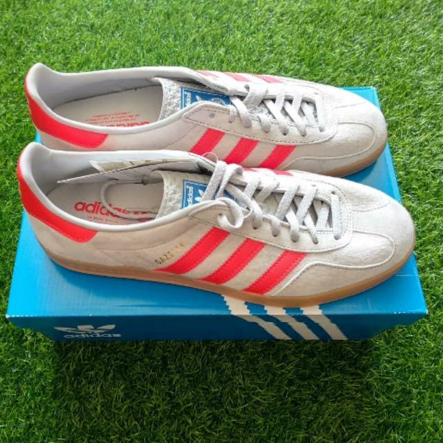Adidas Gazelle Indoor (grey/red)