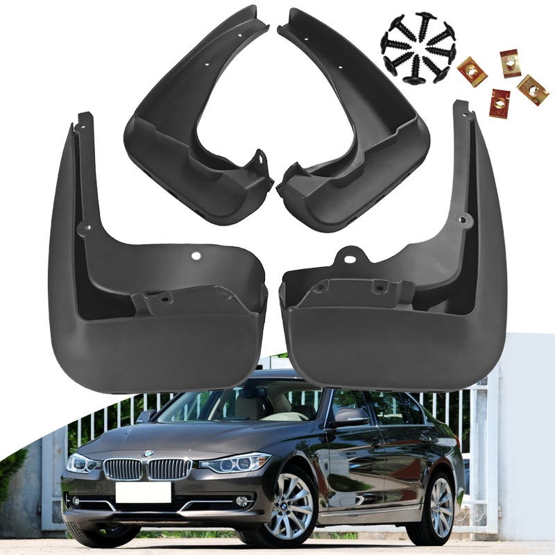 1 Set Mud Flap Pelindung Splash Untuk Fender Mobil BMW 3 Series F30 2013-2019