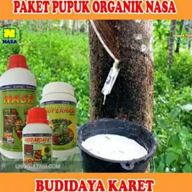 PAKET PUPUK ORGANIK NASA BUDIDAYA KARET / PUPUK TANAMAN AGEN NASA JAKARTA