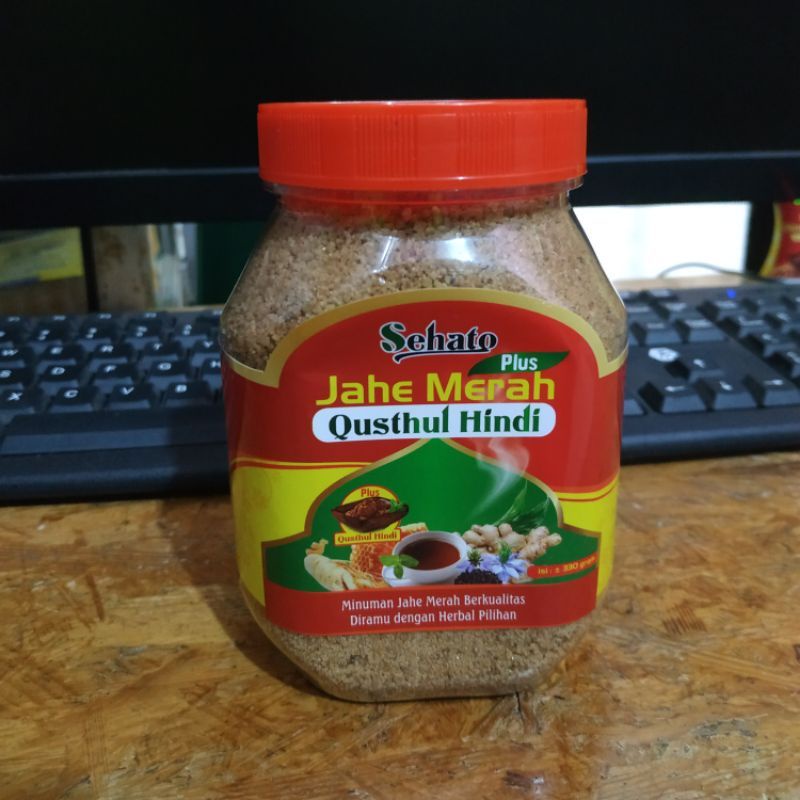 

Jahe Merah Super Qusthul Hindi Sehati Plus Habbatusada dll isi 330 Gram.
