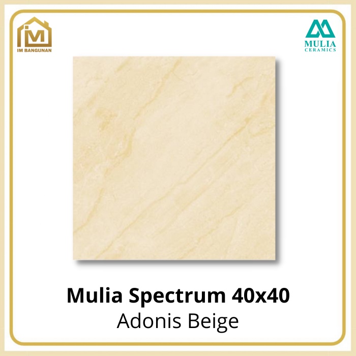 Keramik Lantai Mulia 40x40 Adonis Beige KW1
