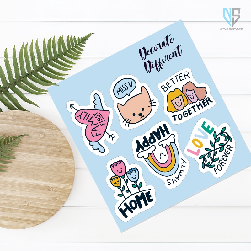 

Sticker Set Diary Book Aesthetic Sticker Decoration Stiker Tumblr Botol Hp Laptop Stiker 2D vinyl Lucu Viral Sticker DIY stiker set DECORATE DIFFERENT