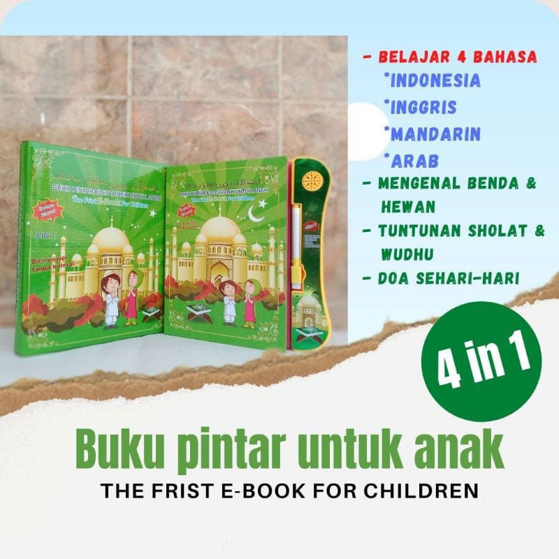 Mainan Edukasi Anak /Buku Pintar elektronik