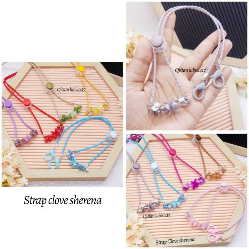 Strap clove Sherena free kemas plastik lem gantung