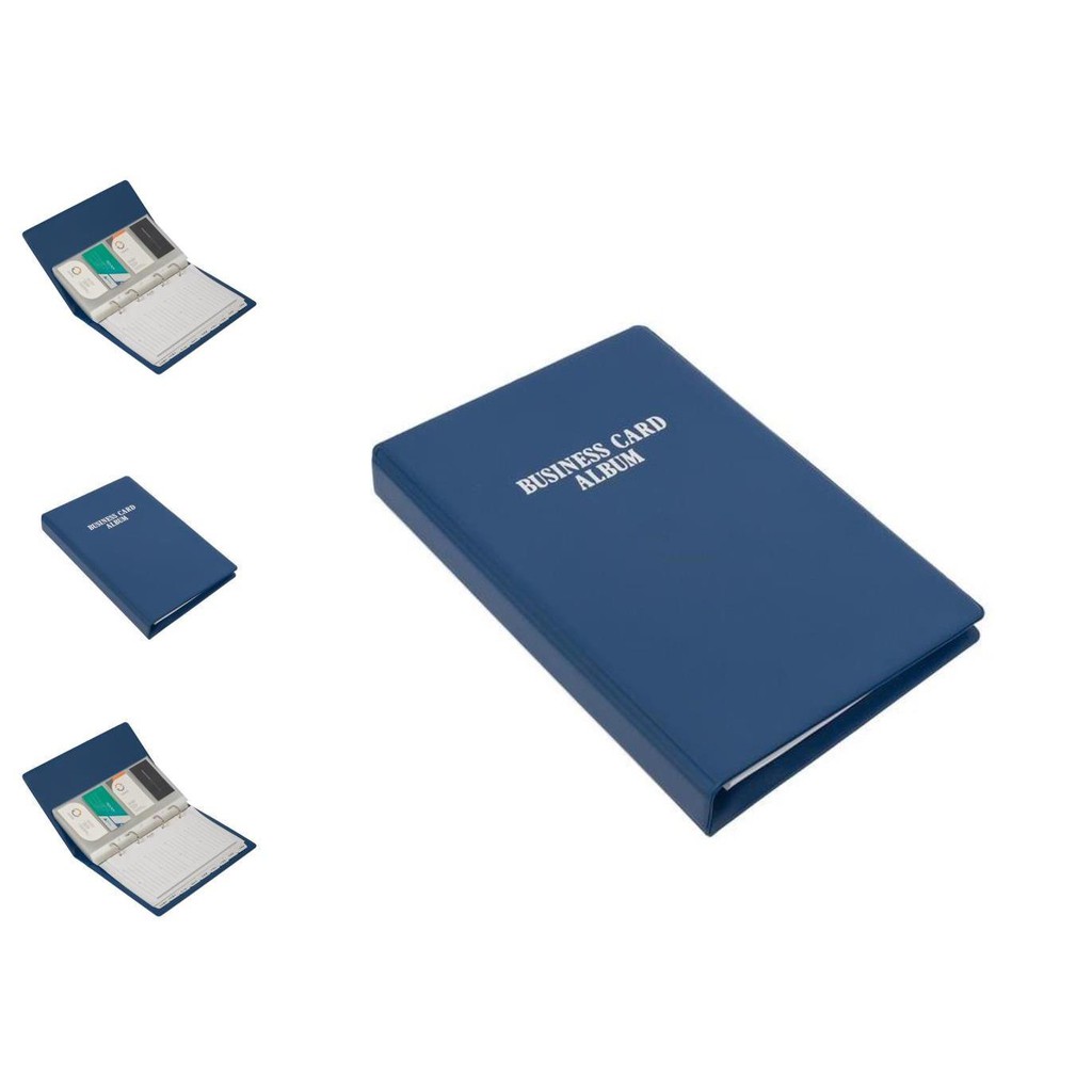 

bantex business card album 160 cards blue #5596 01
