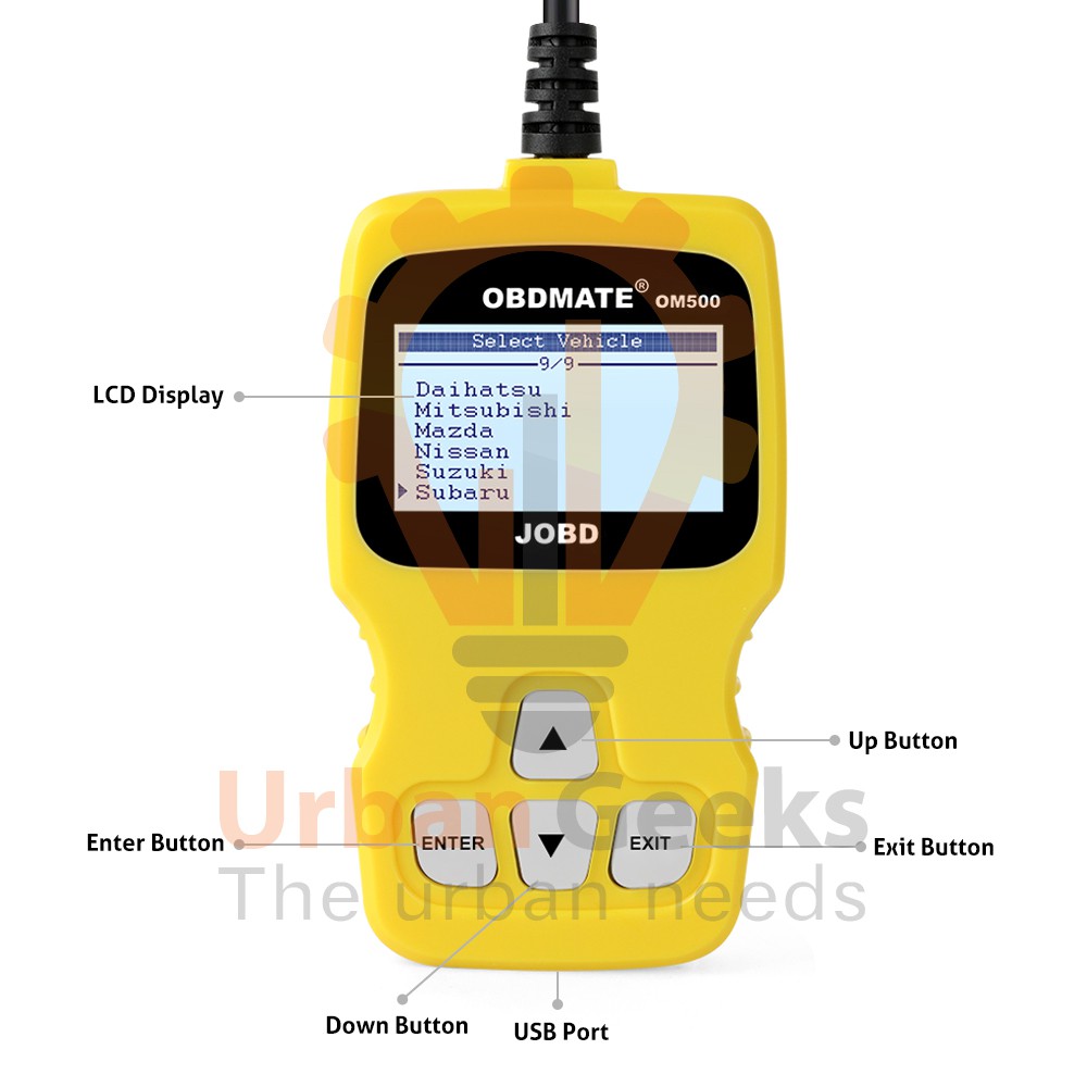 [DARI JAKARTA] OM500 Scanner Mobil OBD2 OBDMate JOBD OBD Mate