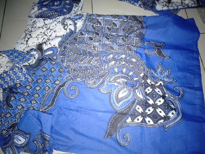 Bswart Batik Hrb026 Kenongo Hem Pendek Padi Pekalongan M L Xl Batik Pria Murah Modern Grosir