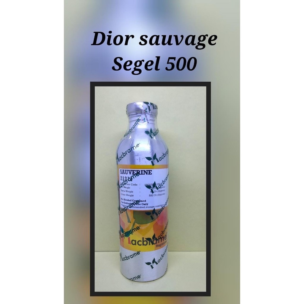 DIOR SAUVAGE BY MACBRAME KEMASAN SEGEL 500 ML. SEGEL ORIGINAL.