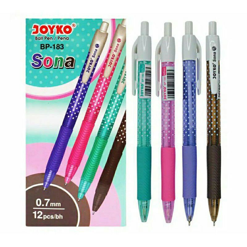 

PULPEN JOYKO SONA BP-183 0,7mm/Murah#pulpenjoykomurah#alattulis#alatkantor#sekretaris#administrasi