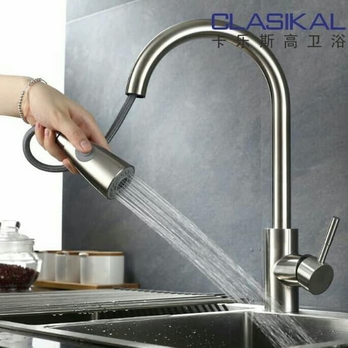 Kran Kitchen Sink Panas Dingin Tarik Stenliss | Kran Sink Model Toto