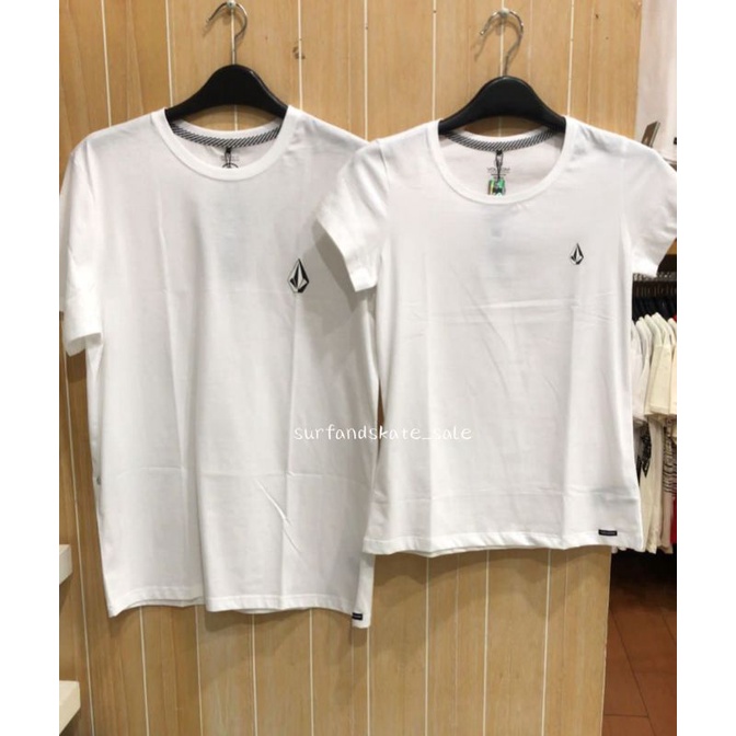 Kaos Volcom Original Motiv Couple Mct ICONIC Stone Wht