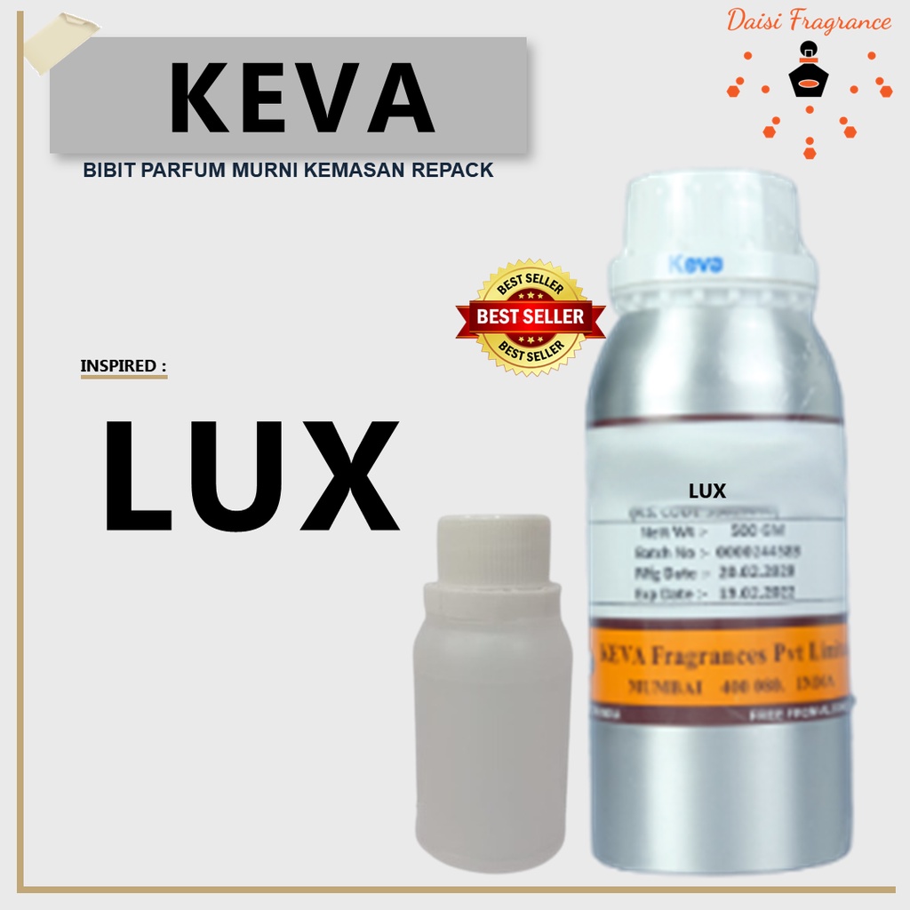 BIBIT PARFUM MURNI KEVA LUX 100 ML | BEST SELLER | PARFUM UNISEX