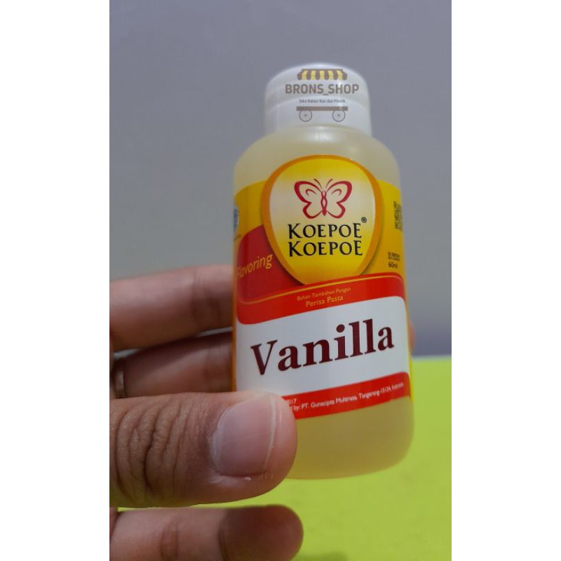 

Koepoe Koepoe Vanilla Perisa Vanila Cair 25 ml