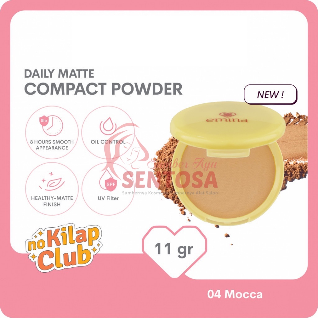 EMINA DAILY MATTE COMPACT POWDER 11GR