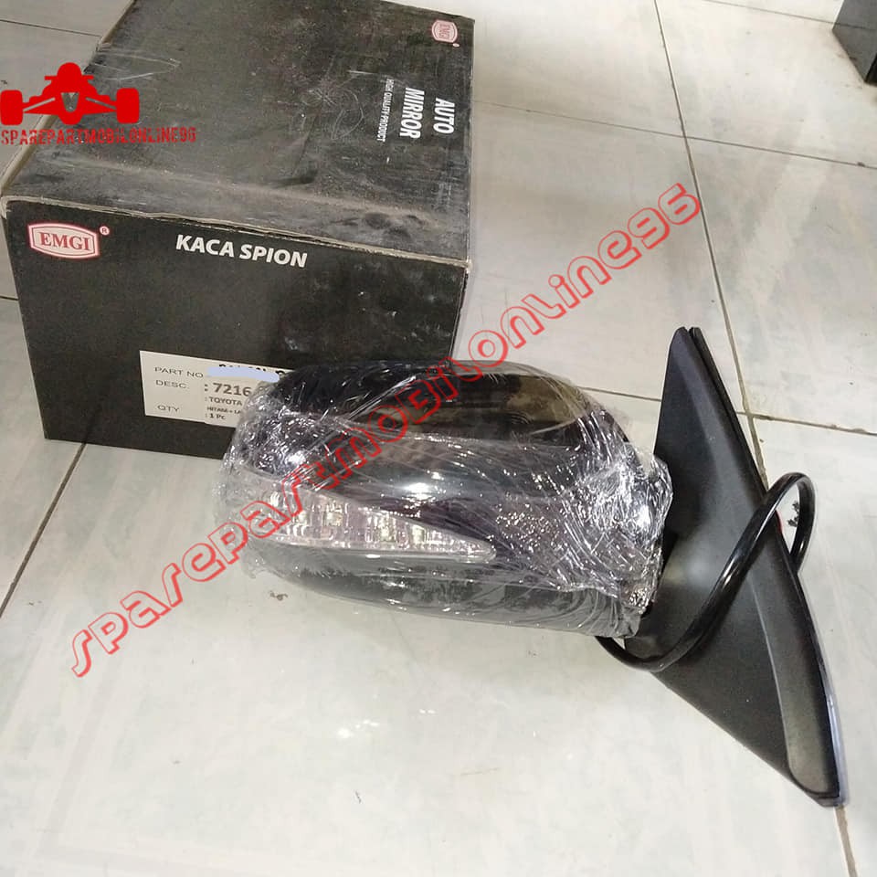 Spion Toyota Avanza 2010 Type S Elektrik Lampu Hitam EMGI 7216 7217