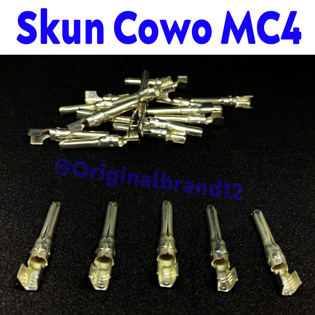 Skun Sekun Terminal Male Cowo Konektor MC4