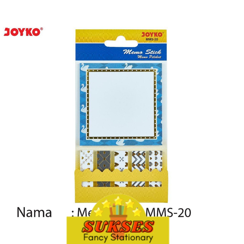 

Memo Stick Sticky Note Kertas Memo Memo Tempel Joyko Mms-20