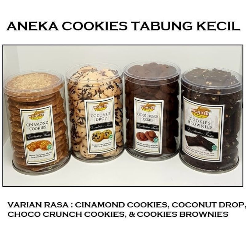 

ANEKA COOCKIES TABUNG KECIL KUE KERING WONDER BAKERY