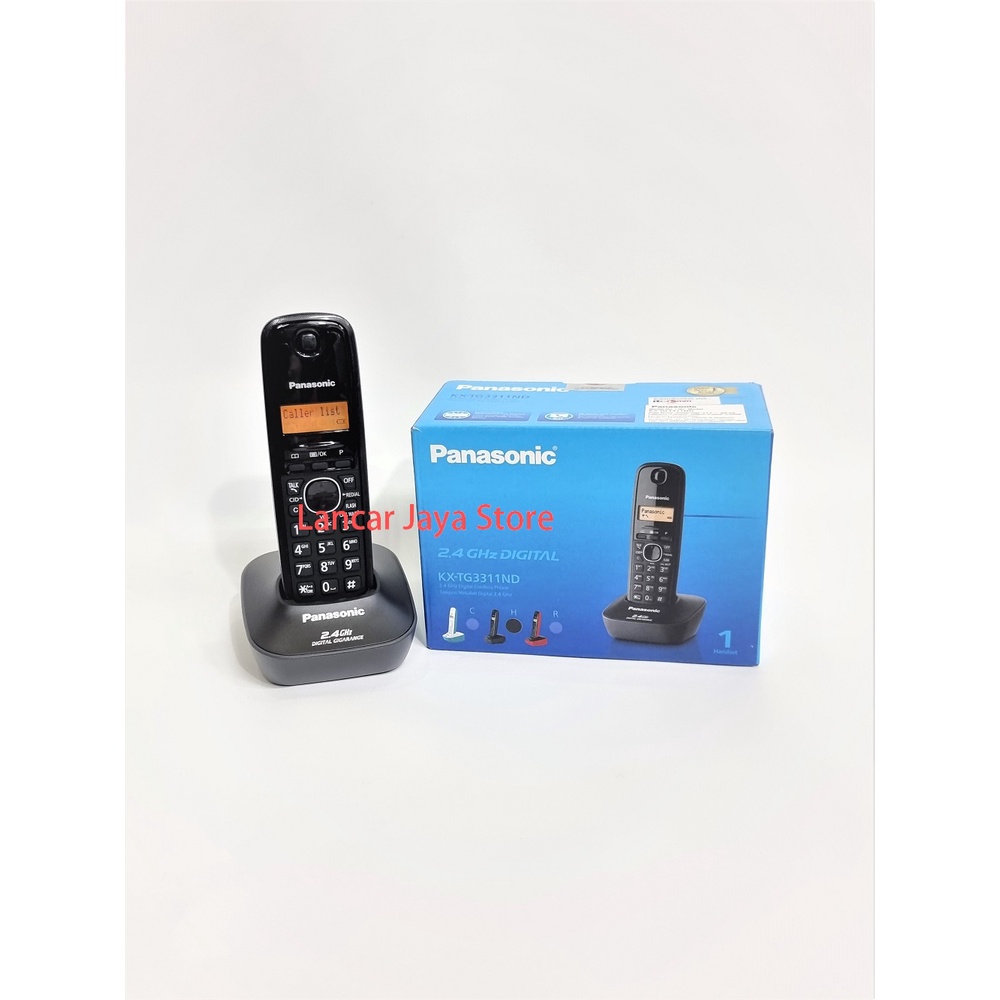 Panasonic Cordless Phone KX-TG3311 Telepon Wireless Panasonic KX-TG3311 - Black