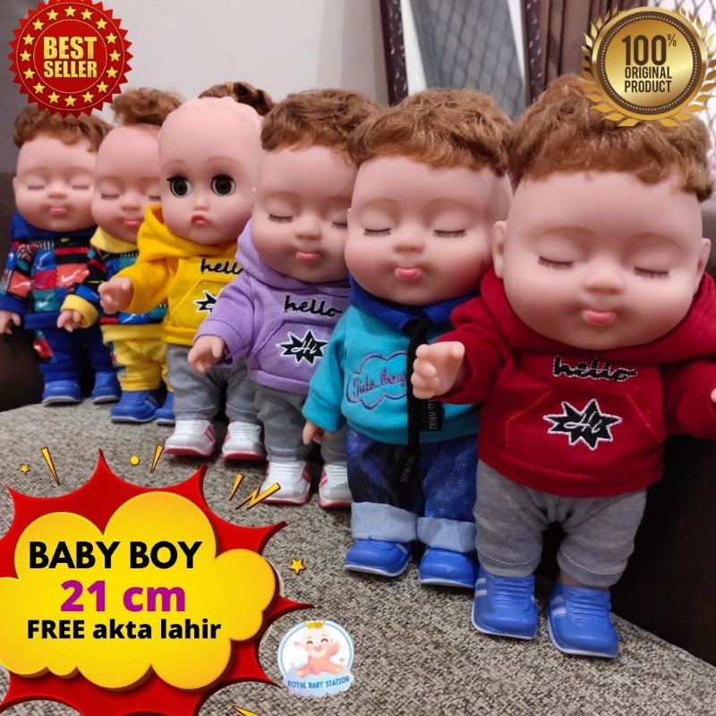 Promo Boneka Bayi Laki-Laki Reborn Mini Boy Cowok Super Lucu Premium