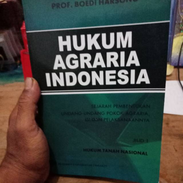 

Hukum Agraria Indonesia