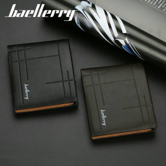 Pendek Dompet Lipat Baellery Wallet D0032 Pria Wanita 