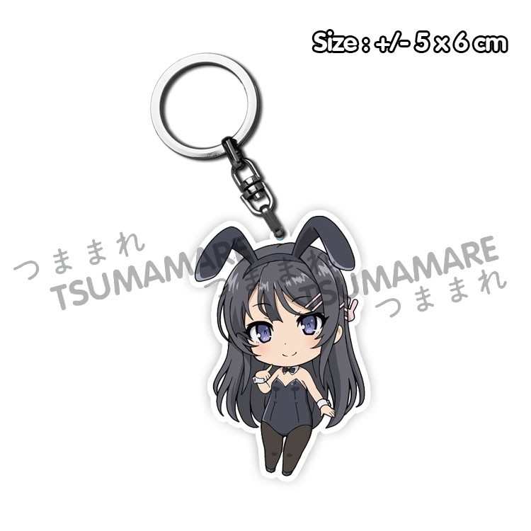 Gantungan Kunci Acrylic Seishun Buta Yarou : Mai Sakurajima
