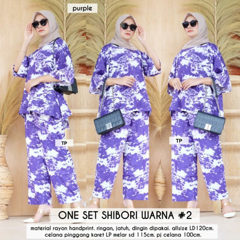 One Set Shibori Warna #2