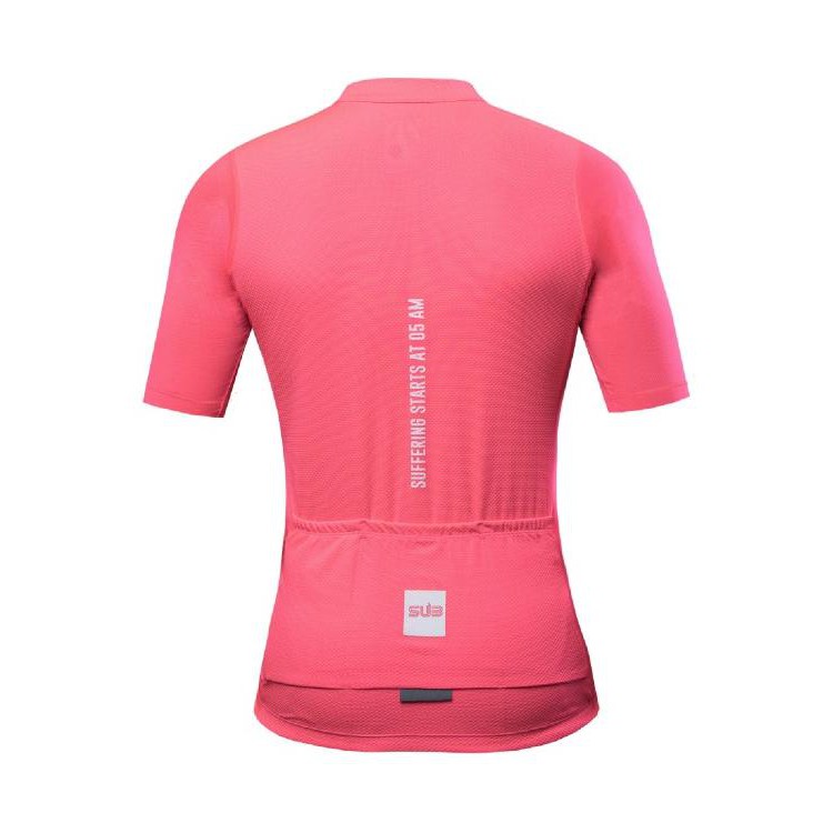 ORIGINAL SUB Jersey 05AM Pink SHORT Sleeves Merah Muda sepeda sub jersey