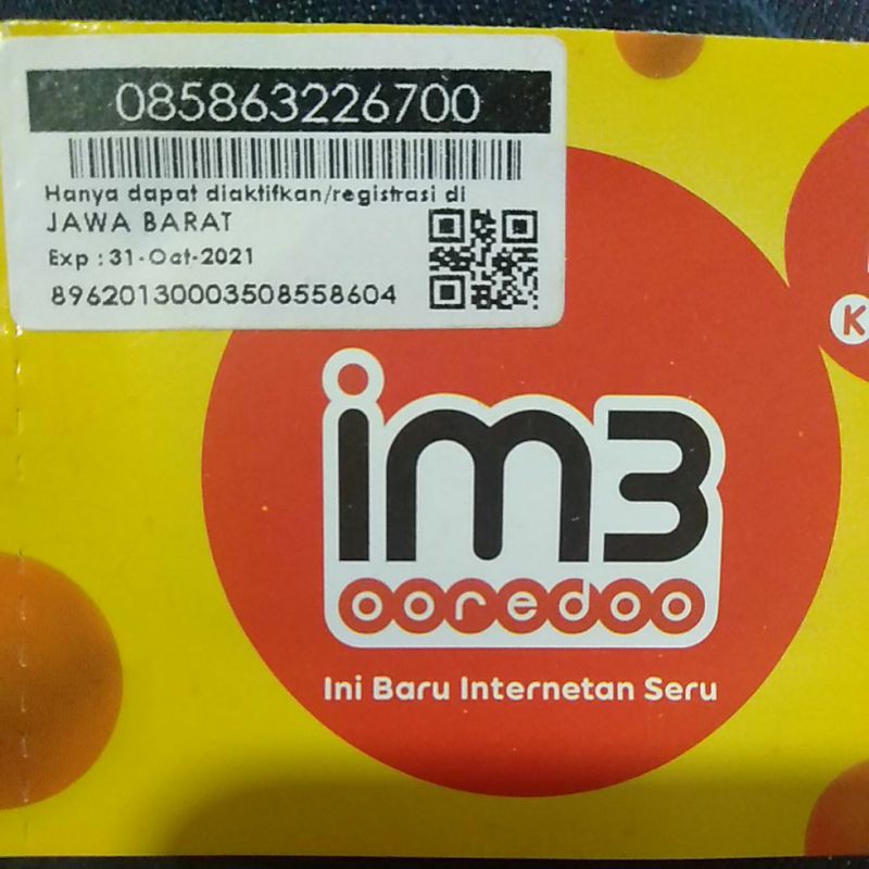 Nomor cantik IM3 ribuan , 0858-6322-6700