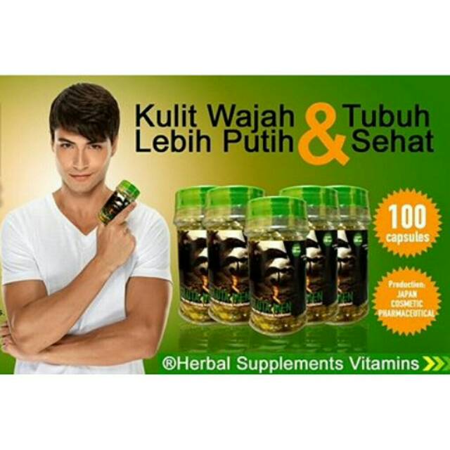 PEMUTIH KULIT PRIA KOJIC BADAN TUBUH GLUTAMEN SELANGKANGAN