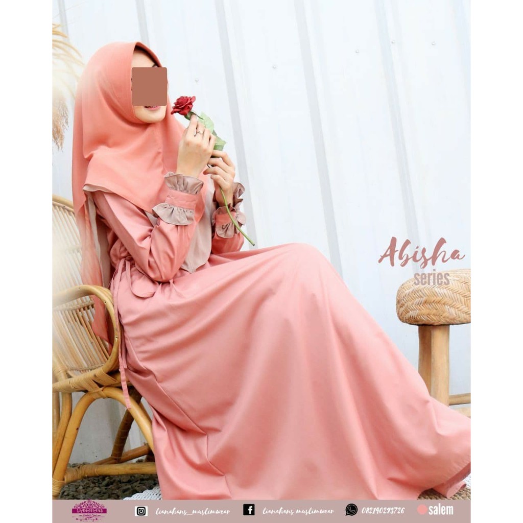 Khimar Abisha 01 Salem by Lianahans Muslimwear