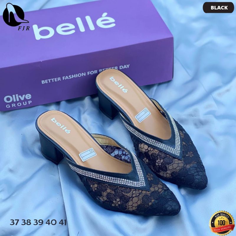 Sepatu Kondangan Brokat // Sandal Hajatan Seserahan Original BELLE by FJR Shoes