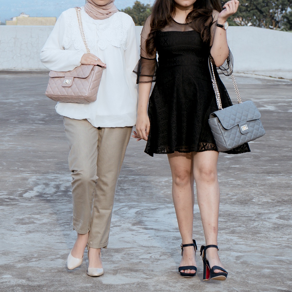 tas selempang wanita kulit asli bahu shoulder Lumee bag
