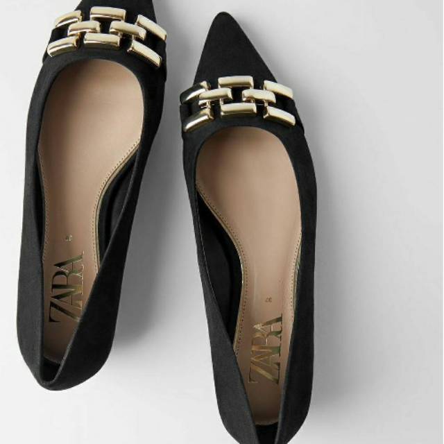 zara flat shoes