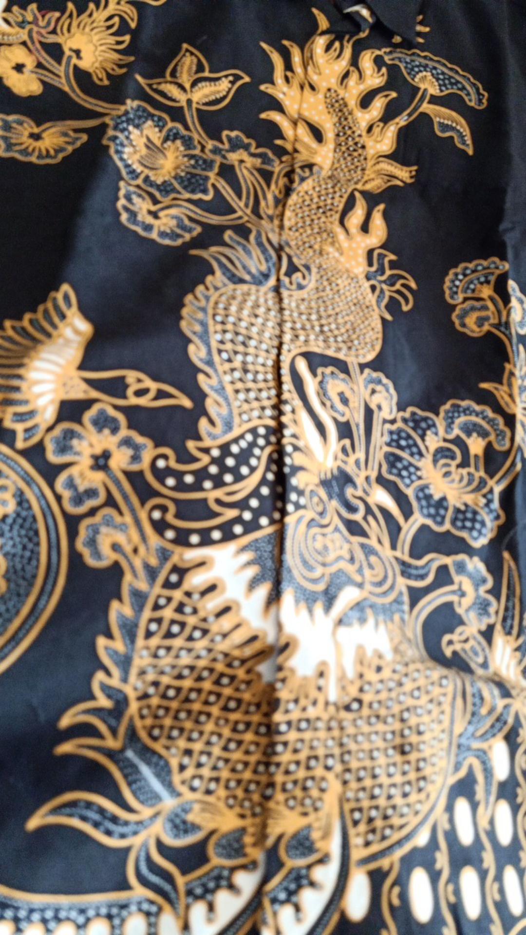 Naga Emas Kemeja Batik Pria Full Furing Katun Halus Primisima