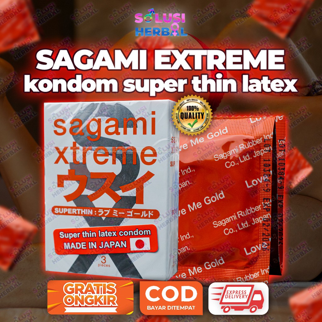 Jual Kondom Sagami Xtreme Super Thin Super Tipis Original Japan Shopee Indonesia