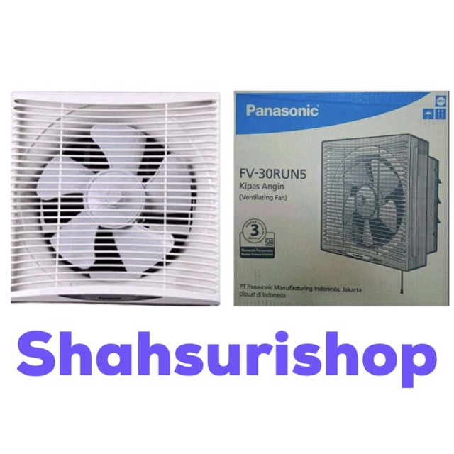 EXHAUST FAN KIPAS ANGIN HISAP PANASONIC FV 30RUN5 TEMBOK 12 INCH 12”