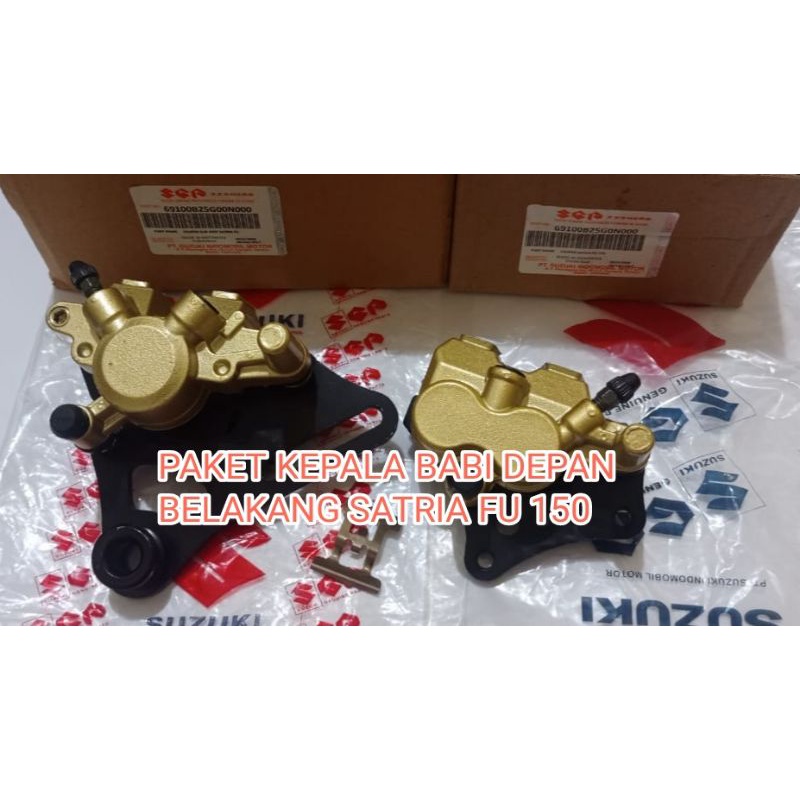 KALIPER KEPALA BABI DEPAN BELAKANG SATRIA FU 150 PALA BABI DEPAN BELAKANG SATRIA FU