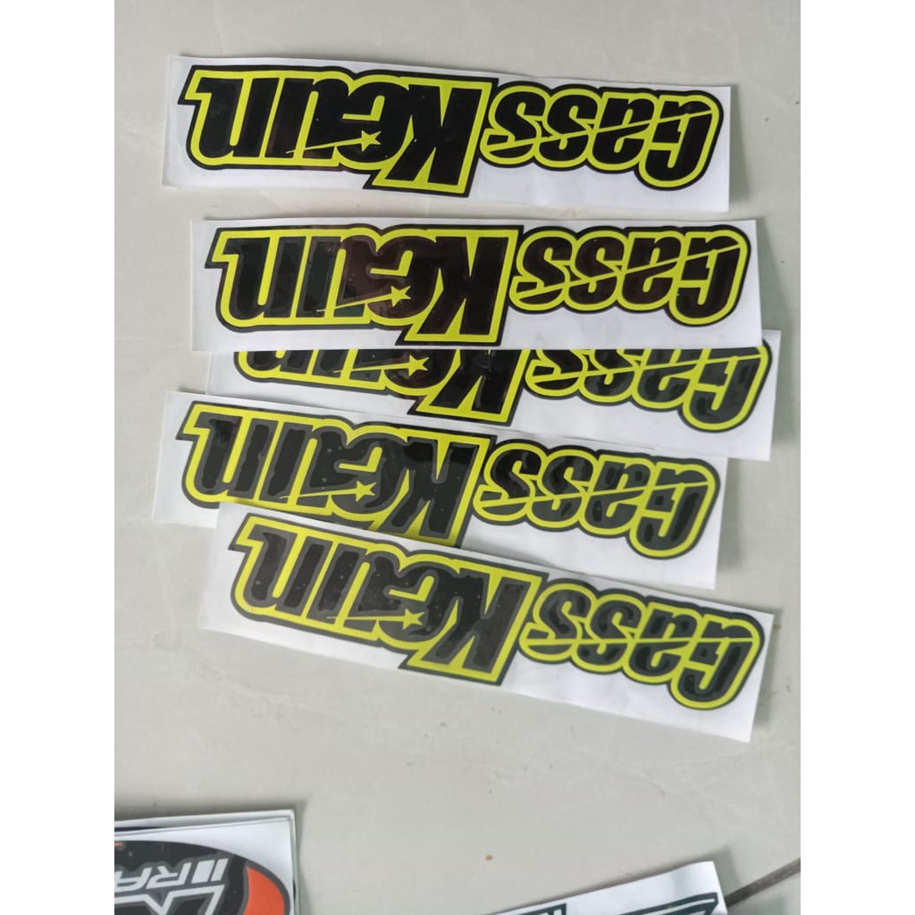 cutting stiker LUCU