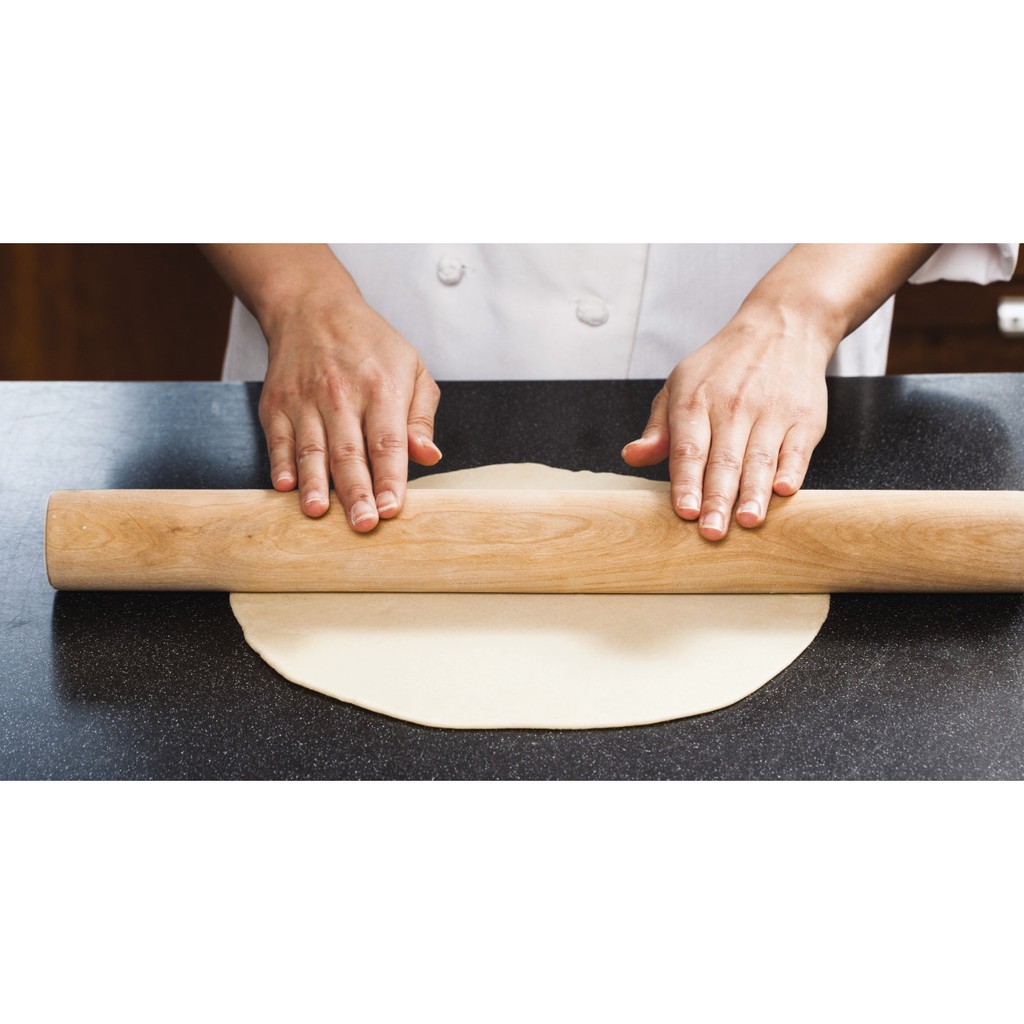 ROLLING PIN KAYU ANTI LENGKET PENGGILING ADONAN 30CM ROLLER STICK