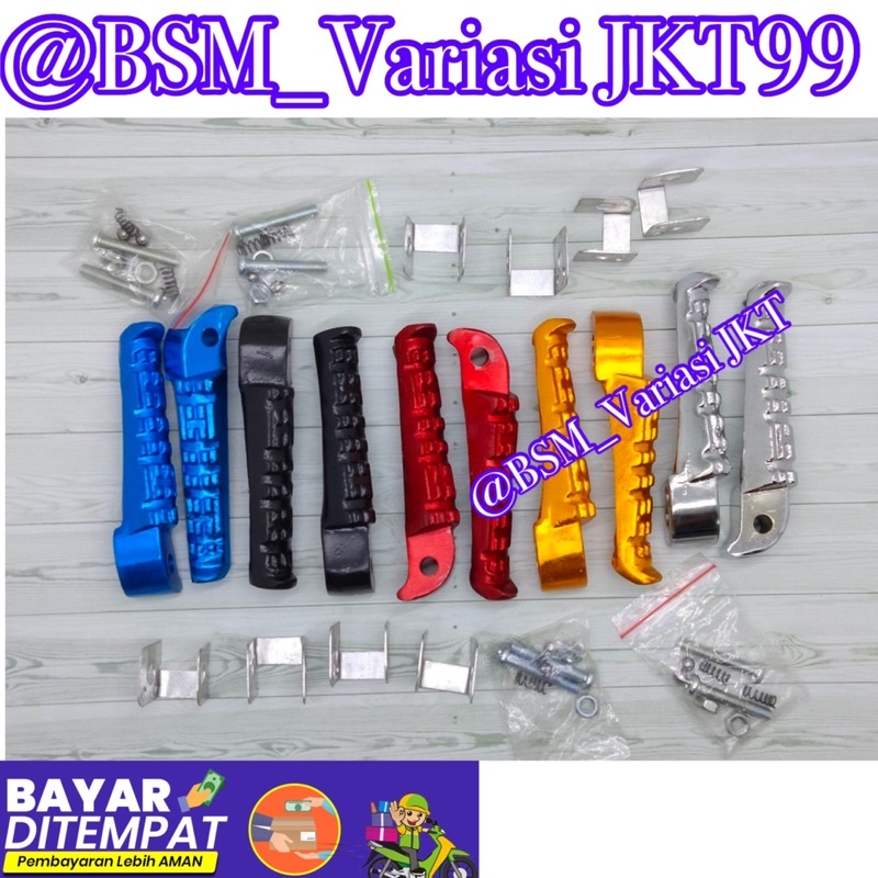 Step / foot step / pijakan kaki belakang warna vixion v84 HARGA SEPASANG KIRI KANAN TERMURAH