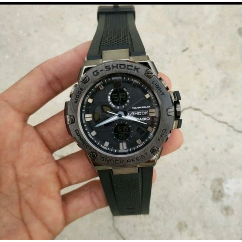 Jam Tangan GSTB8600 Jam Tangan GLS8600 Jam Tangan Besi Tahan Air Pria Jam Tangan Water Resist