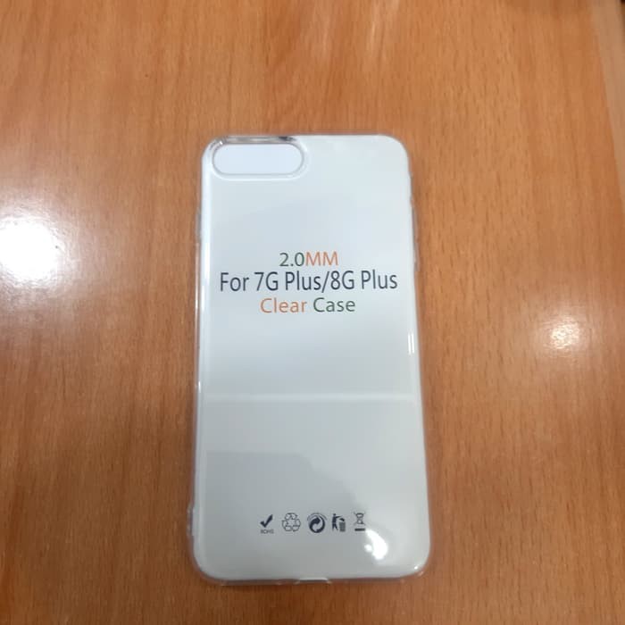 Silikon Jelly Case Bahan Tebal Bening Casing Iphone 7 Plus/8Plus