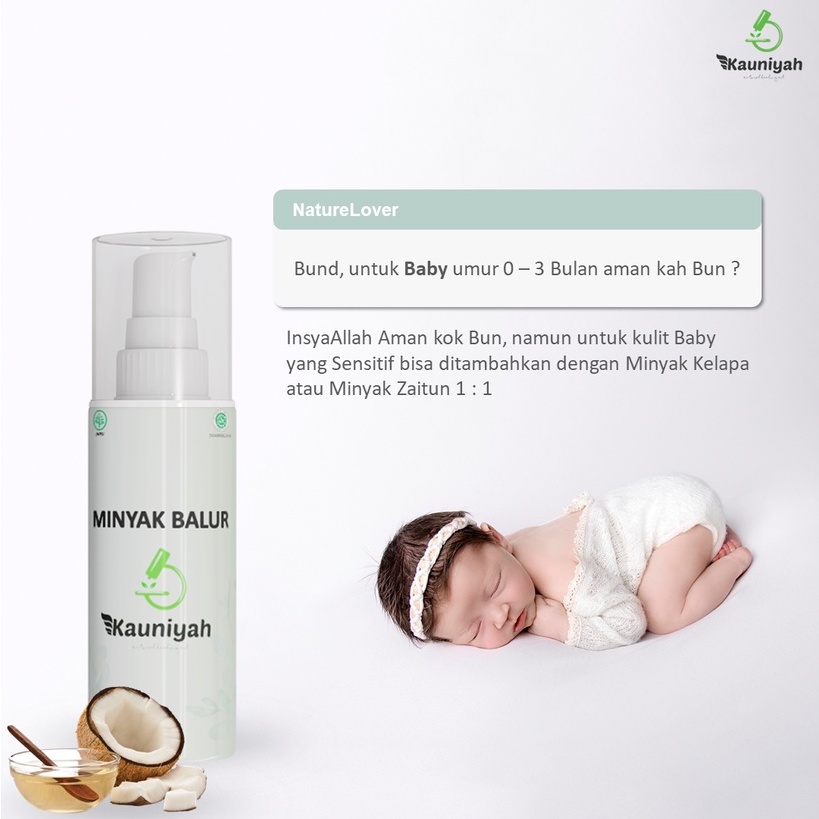 MINYAK BALUR KAUNIYAH 100% ORIGINAL / NATURAL HEALING OIL (TIDAK BISA PAKAI VOUCHER TOKO)